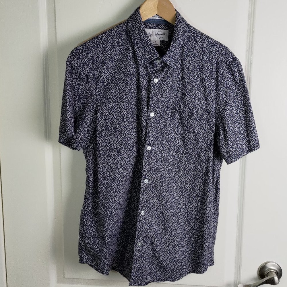 Penguin by Munsingwear Men's Button Down Short Sleeve
